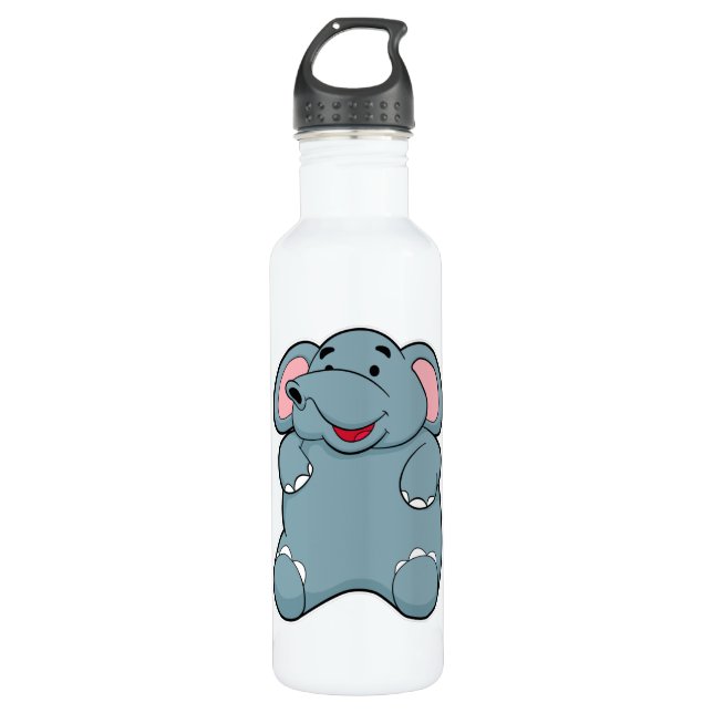 Botella De Agua Elefante Cute (Anverso)
