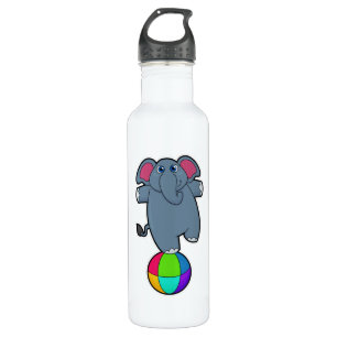 Botella De Agua Elefante en Circo con bola circo