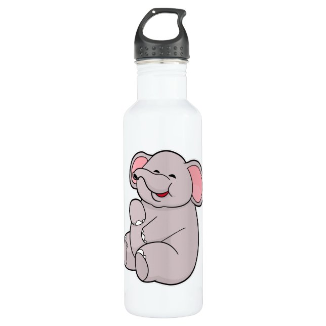 Botella De Agua Elefante gracioso (Anverso)