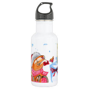 Botella De Agua Elefante navidad