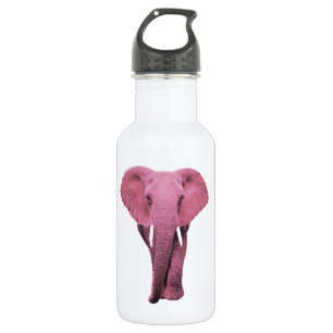 Botella De Agua Elefante rosa