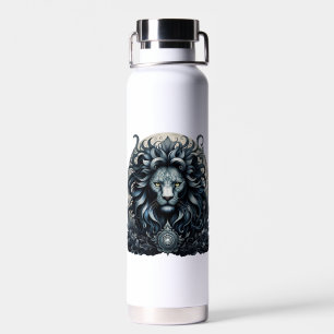 Botella De Agua Elegancia real, majestuosa mirada ornamentada cabe