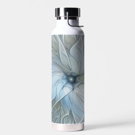 Botella De Agua Elegante belleza arte abstracto fractal moderno Fl