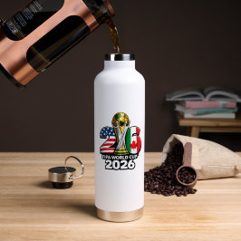 Botella De Agua Elegante Copa Mundial de la FIFA 2026