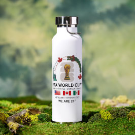 Botella De Agua Elegante Copa Mundial de la FIFA 2026 Básico