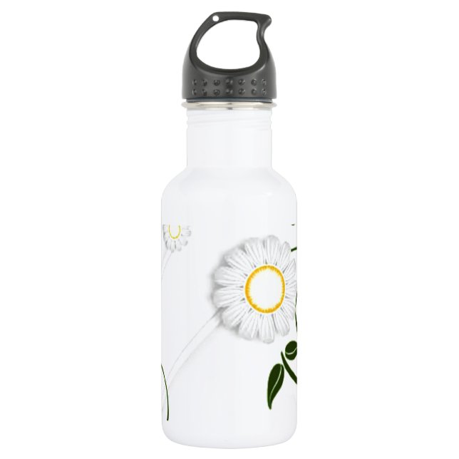 Botella De Agua Elegante Jardín Floral (Anverso)