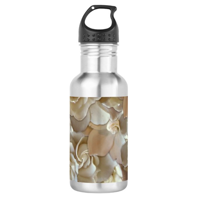 Botella De Agua Elegante Rosa floral Petal (Anverso)