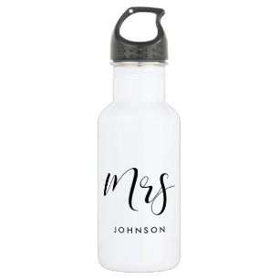 Botella De Agua Elegante Sra. personalizada