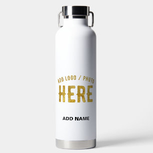 BOTELLA DE AGUA ELEGANTES PERSONALIZABLES BLANCOS VERIFICADOS DE M