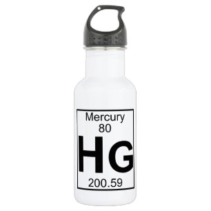 Botella De Agua Elemento 080 - Hectogramos - Mercury (lleno)