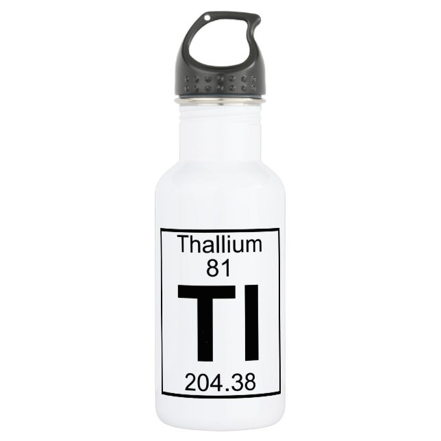Botella De Agua Elemento 081 - TL - talio (lleno) (Anverso)