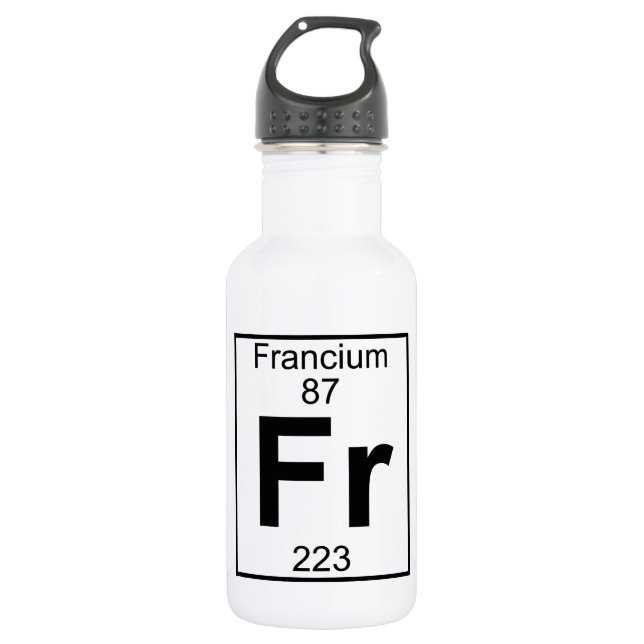 Botella De Agua Elemento 087 - Francos - Francio (lleno) (Anverso)