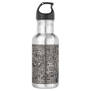 Botella De Agua elementos químicos
