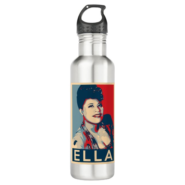 Botella De Agua Ella Fitzgerald (Anverso)