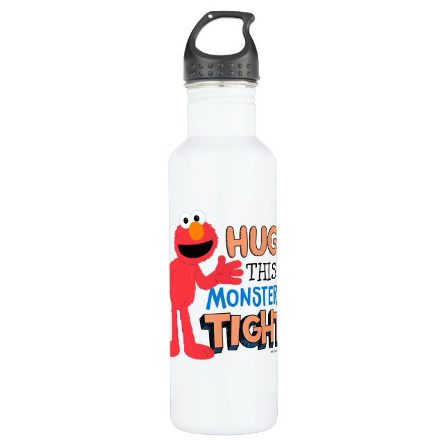 Botella De Agua Elmo | Abrazarse de este monstruo (Anverso)