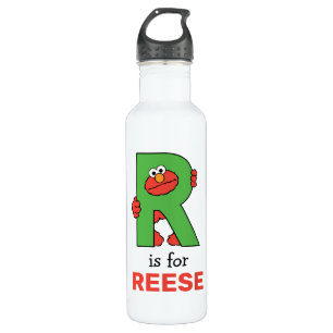 Botella De Agua Elmo Alphabet   R Green