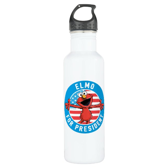 Botella De Agua Elmo para presidente - Bandera (Anverso)