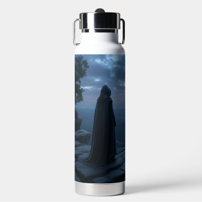 Botella De Agua Elven Forest Art Water Bottle (Frente)
