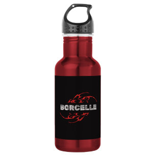 Botella De Agua Emblema de llama tribal BORCELLE