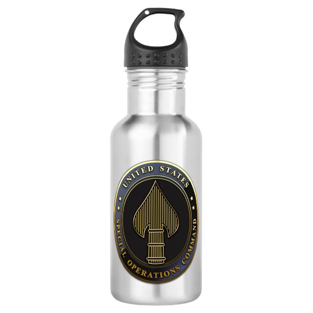 Botella De Agua Emblema de USSOCOM (Anverso)