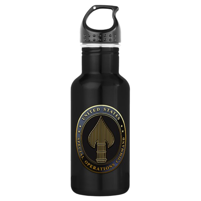 Botella De Agua Emblema de USSOCOM (Anverso)