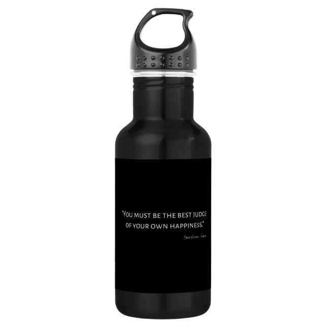 Botella De Agua Emma De Jane Austen Cita I (Anverso)