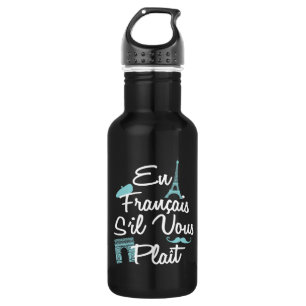 Botella De Agua En Francais S'il Vous Plait - Francés