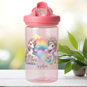 Botella De Agua Encantador Unicornio