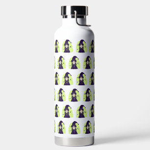 Botella De Agua Encantadora Bruja Enojada Adorable