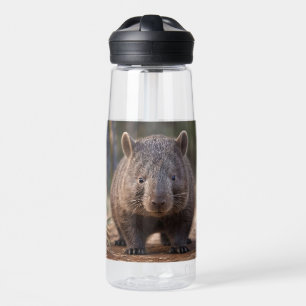 Botella De Agua "Encanto Regordete: El Adorable Wombat Australiano