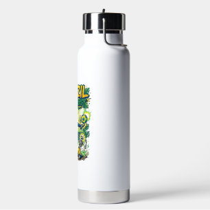 Botella De Agua Energía de Gol de Brasil Esqueleto Delantero Nacio