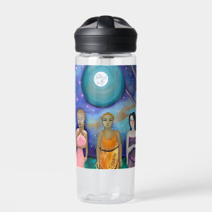 Botella De Agua Energía de la Luna   Artesanía celeste