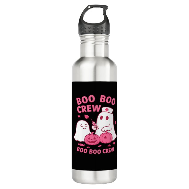 Botella De Agua Enfermera de Boo Boo Enfermera divertida fantasma  (Anverso)