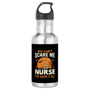 Botella De Agua Enfermera de Halloween Asústame