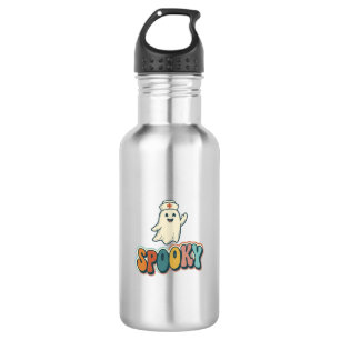 Botella De Agua Enfermera de Halloween Fantasma Espeluznante Retro