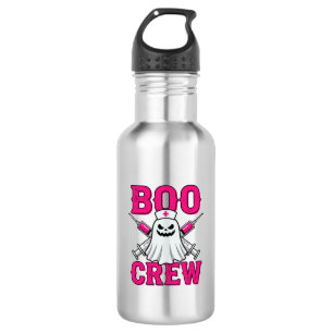 Botella De Agua Enfermera Fantasma Halloween Boo Crew