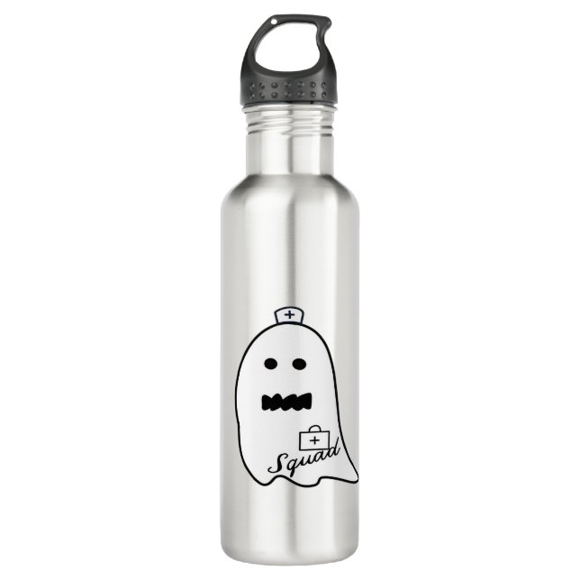 Botella De Agua Enfermera fantasma Halloween Halloween Hand Drake  (Anverso)