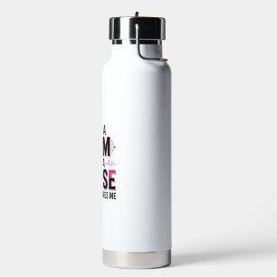 Botella De Agua Enfermera Mamá Nada Me Asusta Diseño De Grabado Vi