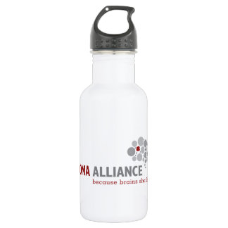 Botella De Agua Engranaje clásico del logotipo de Alliance del