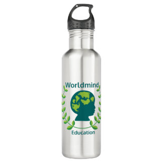 Botella De Agua Engranaje educativo de la mente mundial