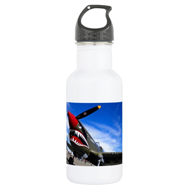 Botella De Agua Enhorabuena del destino del piloto de los aviones (Anverso)