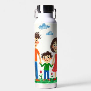 Botella De Agua Enorgullécete del arte de tu hijo 