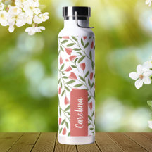 Enredadera floral de flores rosadas femeninas
