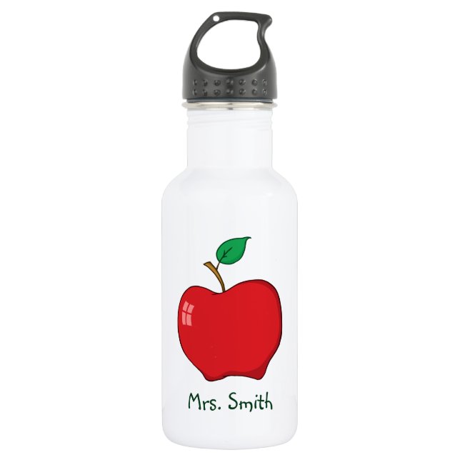 Botella De Agua Enseñador personalizado con botella Apple Liberty (Anverso)