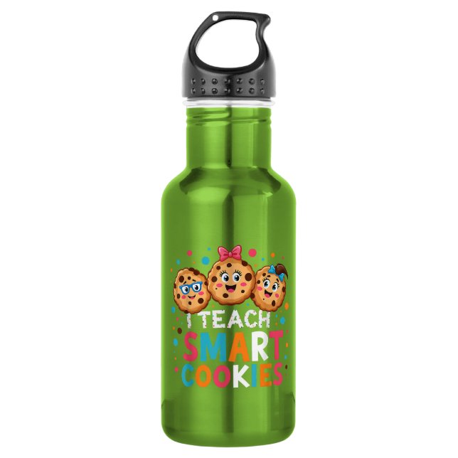 Botella De Agua Enseño a Galletas Inteligentes Maestra de Regreso  (Anverso)