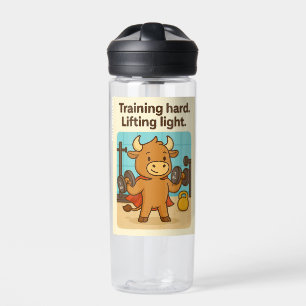 Botella De Agua Entrenamiento duro. Lifting Light. - El Si poderos