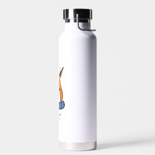 Botella De Agua Entrenaré Mañana Zorro Divertido Humor Gimnasio