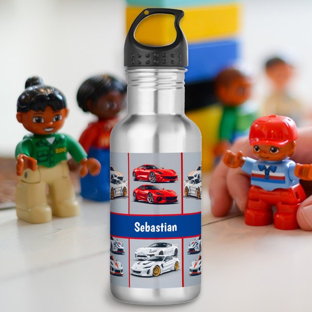 Botella De Agua Entusiastas de los autos deportivos modernos de co (Subido por el creador)