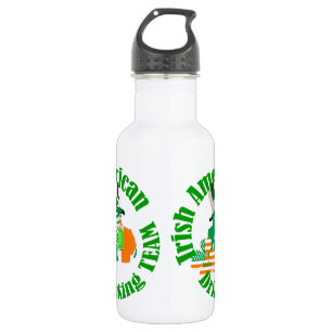 Botella De Agua Equipo de bebidas irlandés-americano