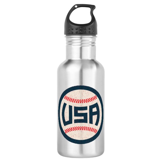 Botella De Agua Equipo de Béisbol de EE. UU. (Anverso)